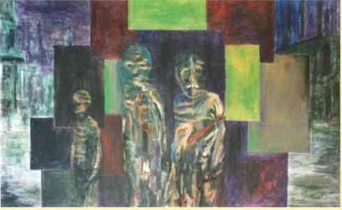 Painting: No. 208   AUSCHWITZ